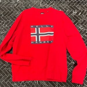 Helly Hansen Bold Red Crewneck Sweater